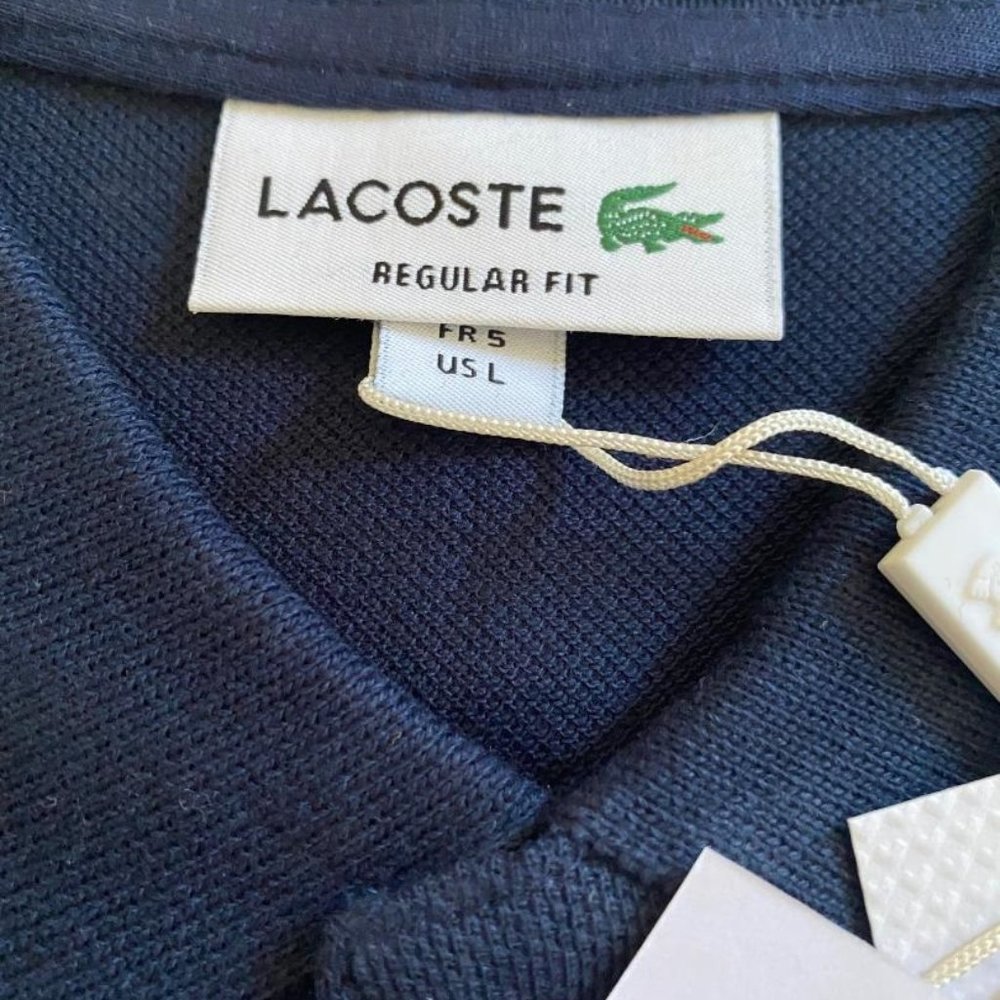 Lacoste Men's Cotton Regular Fit Polo Shirt , NEW - Picture 2 of 8
